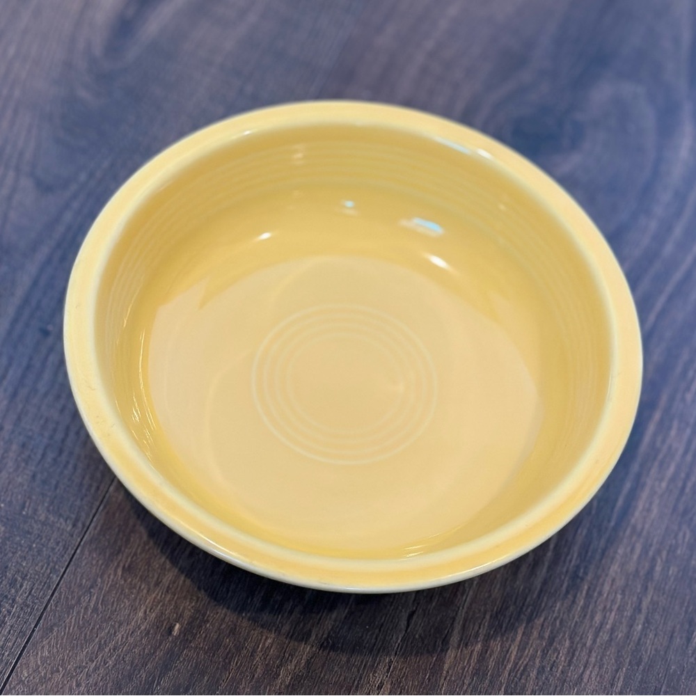 Homer Laughlin Fiesta Sunflower Yellow Round 7" Bowl. Fiestaware, Boho